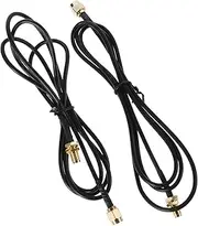 ETHZZLE 2pcs SMA Male to Female Extension Cable Antenna Extender for WiFi Router Signal Booster Rg174 Coax Signal