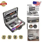 Large Elegant Storage File Box with Double Combination Lock for Personal Items