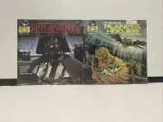 1983 Star Wars Read-Along Records Lot Of 2 - New/Sealed Rotj Planet Of Hoojibs