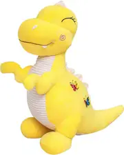 Yellow Dinosaur Stuffed Animal Toys Cute Soft Dinosaurs Plush Doll T-Rex Throw P