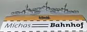 3x Wiking Su Kronstadt Ship Model 1:1250 = 08 Å