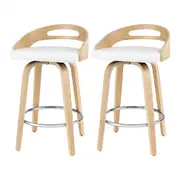 Artiss Bar Stools Kitchen Chairs Upholstered Leather Wood Metal x1/x2/x4