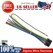 Brand New Wire Harness for ALPINE CDE-143BT CDE143BT Car Radio Replacement Part