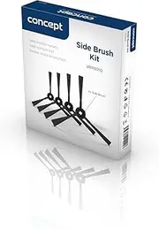 Hausgeräte VRP0010 Side Brush Set 4 Pieces for Concept Robot Vacuum Cleaner VR3520/VR2110/VR3110/VR3120/VR3210/VR3205/VR2020/VR3105