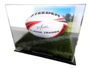 Signed Benji Marshall NRL Steeden Football - Proof COA - Wests Tigers