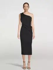 BNWT Rachel Gilbert Luna One-Shoulder Midi Dress (size:1)