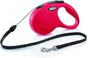 Flexi Classic Tape Retractable Dog Lead Red Small 5 Metres