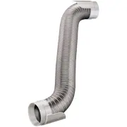 DEFLECTO(R) Easy-Connecting Semi-Rigid Dryer Vent Hookup Kit, 8ft
