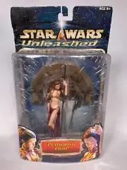 PRINCESS LEIA SLAVE Star Wars Unleashed 7" Statue Hasbro 2004 NEW