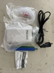 PULACO Ultra Quiet Mini Aquarium Fish Tank Air Pump for 1-20 Gallon white