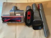 DYSON Mini Motorized Vacuum Brush 158685 Tools Attachment Kit Preowned 4 pc