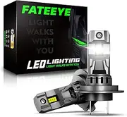 H7 LED Headlight Bulbs, 16000 Lumens 600% Super Bright H7 LED Bulbs, 70W 6500K Cool White LED Headlight Conversion Kit IP68 Waterproof, Pack of 2 (H7)