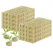 100Pcs Grow Starter Rockwool Cubes Plug Hydroponic Planting Cloning Propagation
