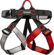 Climbing Harness | Adjustable Mountain Climbing Belt | Breathable Fall Protection Safety Belt | Mountaineering Rock Climbing Harness for Fire Rescuing and Rappelling