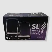 $40 Riedel Clear SL Wings Aromatic Clear Wine/Champagne Glass 2 Piece Set