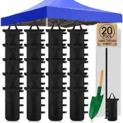 Nuenen 20 Pcs Canopy Sand Bags for Weight 560 Lbs Total Heavy Canopy Weights ...