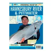 AFN Waterproof Fishing Map #29 Hawkesbury River White