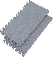 12x12x1in High Density Shock Absorbing Mats Eva Foam Puzzle Workout Tiles Soft Protective Gym Flooring Ground Protection Mats Set