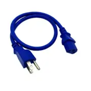 2' Blue Power Cord for EPSON WORKFORCE PRINTER 315 600 610 615
