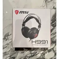 在飛比找蝦皮購物優惠-msi 微星電競耳機H991