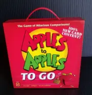 Mattel Apples to Apples To Go Game of Hilarious Comparisons Travel Edition New