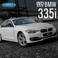 在飛比找蝦皮購物優惠-Welly 1:24 BMW 3 系 335i 合金汽車模型