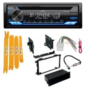 JVC CD Receiver AM/FM Radio Single DIN Car Stereo for 2002-04 Chevy S-10 Pickup