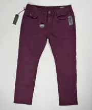 Buffalo Jeans David Bitton Evan-x Slim Stretch Jeans Men’s 33x32 NWT BlackBerry