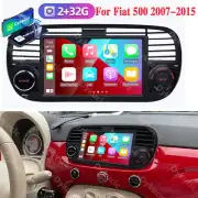 2+32G For Fiat 500 2007-2015 Android13 Car Stereo Radio CarPlay GPS BT Head Unit