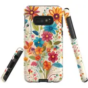 For Samsung Galaxy S10e Tough Protective Cover, Floral Symphony