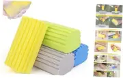 Dusting Sponge Damp Duster for Cleaning - 4 Packs Dusting Sponge with Ridges