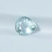 1.54 ct BEST GRADE LIGHT AQUA BLUE / NATURAL AQUAMARINE Gemstone - Pear Video !!
