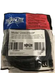 Tripp Lite 4K Adapter cable-10ft USB Type C Male to DisplayPort Male U444-010-DP