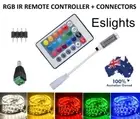 RGB LED STRIP LIGHT 24 KEY IR REMOTE CONTROL WIRELESS CONTROLLER RGB 3528 5050