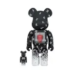 S.G BE@RBRICK 庫柏力克熊 2GTOKYO 會發光 紅蘋果 潮流公仔 400%+100%