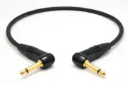 CANARE GS-6 GUITAR CABLE DUAL ANGLED GOLD SERIES | NEUTRIK GOLD TS , 30 FT.