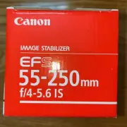Brand New Canon EFS 55-250mm F/4-5.6 IS 58MM Lens for EOS Rebel XT XTI XS XSI