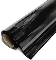 Siser EasyWeed Heat Transfer Vinyl HTV for T-Shirts 12 inches by 25 Feet Bulk Roll (Black)