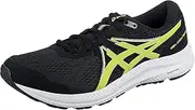 [ASICS] Men's Gel-Contend 7 Trainers, Black Pure Silver, 9 UK