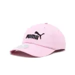 【PUMA】棒球帽 BASIC NO.1 BASEBALL CAP 粉 黑 可調帽圍 刺繡 老帽 帽子(025907-04)