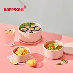 【韓國HAPPYCALL】韓國製耐熱矽膠圓形保鮮盒3件組(250ML/500ML/1000ML)