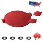 Exceptional 14.5" Pizza Stone in Burgundy Red - Perfect for Crispy Crusts
