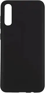 TPU Phone Case Compatible with Samsung Galaxy A70, Slim Shockproof Soft Cover with Anti-Scratch Design and Precise Cutouts for Full Protection (Black)