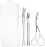 BIUDECO Complete Eyebrow Shaping Toolkit Trimmer Scissors Razor Stylish Beauty Tool Kit