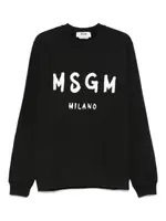 [Msgm] Msgm-Felpa Logo-Uomo L