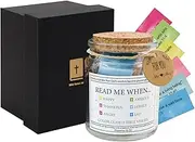 VANRA Bible Verse Jar with 96 Color Coded Scriptures Inspirational Christian Gifts for Women Prayer Hope Jar Read Me When, Bible Study Supplies, Christmas (Read Me When)