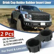 2X 2L1Z-7813562-AAA Front Row Console Drink Cup Holder for 03-14 Ford F-150 BK
