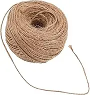 Tofficu Natural Jute Twine Weather Resistant String for Crafts Wrapping Gardening and Home Decor Sturdy Multipurpose Jute Rope for Creative Projects