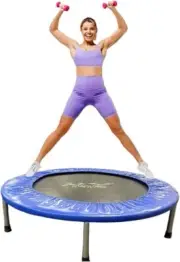 Rebounder Trampoline for Adults - Anti Slip 40 INCH Mini Trampoline for Indoo...