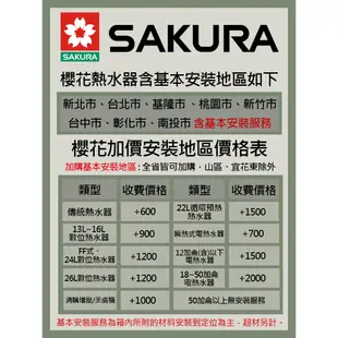 【櫻花牌 GH-1205(LPG/RF式)】 熱水器 12L熱水器 瓦斯熱水器 無氧銅屋外型熱水器-部分地區含基本安裝